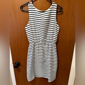J. Crew Women’s Blue and White Striped Dress size S